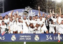 Real Madrid became La Liga champion, won the title for the 34th time