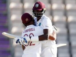 West Indies beat England by 4 wickets in Southampton Test