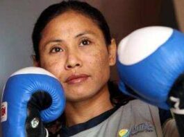 Former world champion boxer Sarita Devi Corona positive