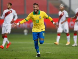 FIFA Qualifiers Neymar hat-trick leads Brazil to victory over Peru