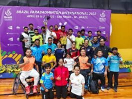 Para Badminton International Indian shuttlers win 28 medals including 9 gold in Brazil