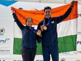 ISSF Shooting World Cup 2022 Mehuli Ghosh and Tushar Mane win gold medal, Palak-Shiva win bronze medal for india