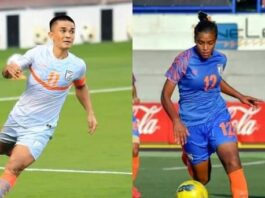 AIFF Awards 2022 Sunil Chhetri and Manisha Kalyan named Footballer of the Year Indian Team