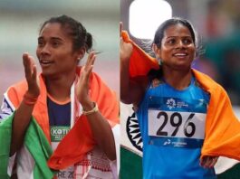 CWG 2022 Athletics india enters final of 4x100 meter relay race Dutee Chand Hima Das Sports breaking news today1