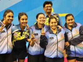 National Games 2022 Table Tennis Olympian Mouma Das, Sutirtha Mukherjee won gold medal