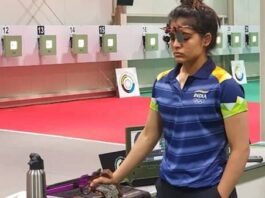 issf world shooting championship 2022 cairo egypt indian shooting team 48 members paris olympics quota