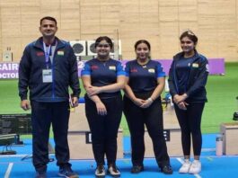 Indian women team win bronze medal on day 1 at ISSF World Championships