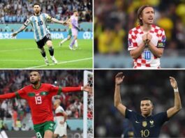 FIFA World Cup 2022 Semifinal Line up Argentina vs Croatia, France vs Morocco, know full schedule