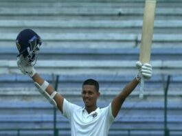 Irani Cup madhya pradesh vs Rest of India yashasvi jaiswal smashed century after double century