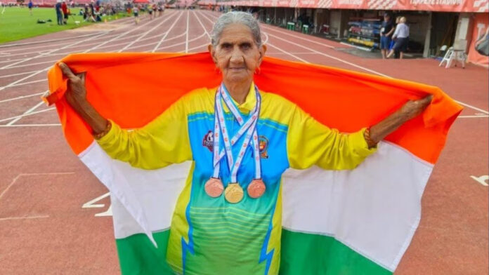 Athletics 95 year old athlete Bhagwani Devi won 3 gold, created history in Poland