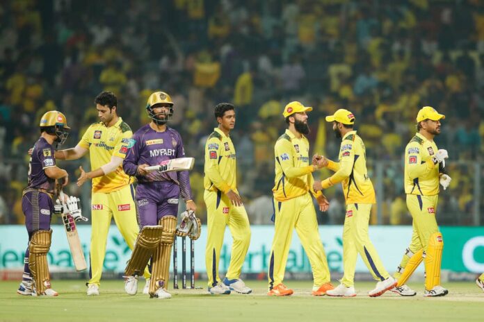 IPL 2023 Chennai Super Kings hit hat-trick of victory, beat Kolkata by 49 runs latest sports news in hindi