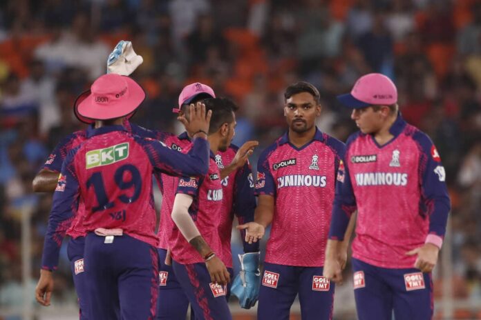 IPL 2023 points table scenario after Sunday double header, rajasthan royals on top, mi gets benefit of one rank