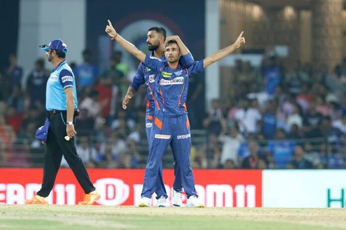 IPL 2023 LSG close to playoffs with thrilling win, beat Mumbai by 5 runs latest sports news in hindi