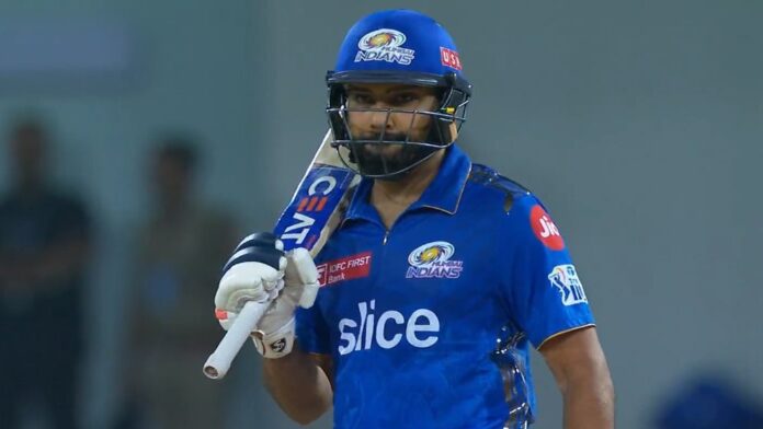 IPL 2023 mi captain rohit sharma not happy with players performance, but Mumbai Indians cand still manage for playoff