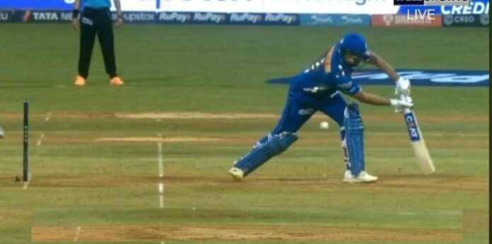 IPL 2023 mi vs rcb controversy on drs giving lbw to Mumbai Indians captain rohit Sharma, debate started