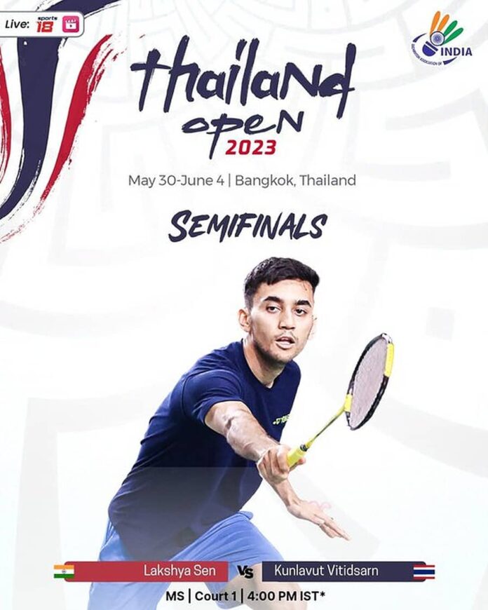 Thailand Open 2023 Lakshya Sen reaches semi-finals for the first time, Kiran George loses in quarterfinals latest sports news in hindi