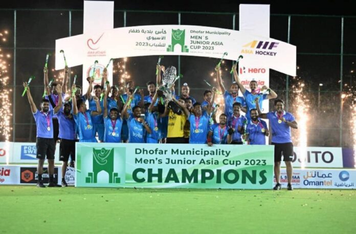 Junior Hockey Asia Cup india beat Pakistan by 2-1 to win title, creates history