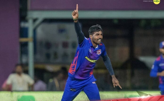 TNPL iream tiruppur tamizhans beat nellai royal kings by 7 wickets, p bhuvaneswaran took 5 wickets