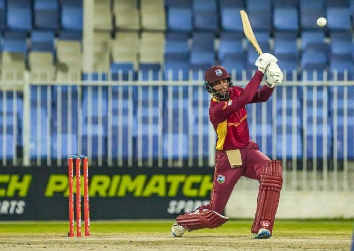 UAE vs WI Brandon King's maiden ODI century leads towards victory over uae at sharjah