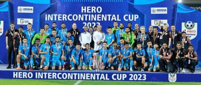 Intercontinental Cup 2023 india beat Lebanon by 2-0 in finals to grab the trophy