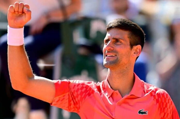 French Open novak djokovic beat karen khachanov to reach into semifinals, just two wins away from a record 23rd Slam title