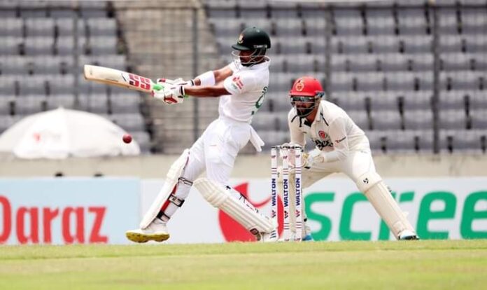 BAN vs AFG najmul hossain shanto creats history by his century, Bangladesh have the upper hand at the mirpur test