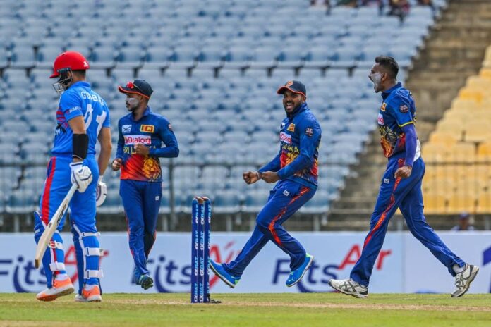 SL vs AFG 2nd odi srilanka beat Afghanistan by 132 runs, series equals by 1-1