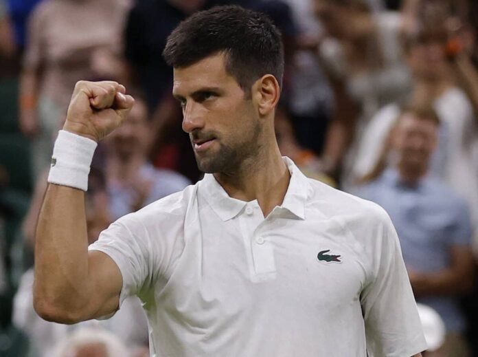 Wimbledon 2023 Novak Djokovic leads by two sets against defiant Hubert Hurkacz after play suspended due to curfew