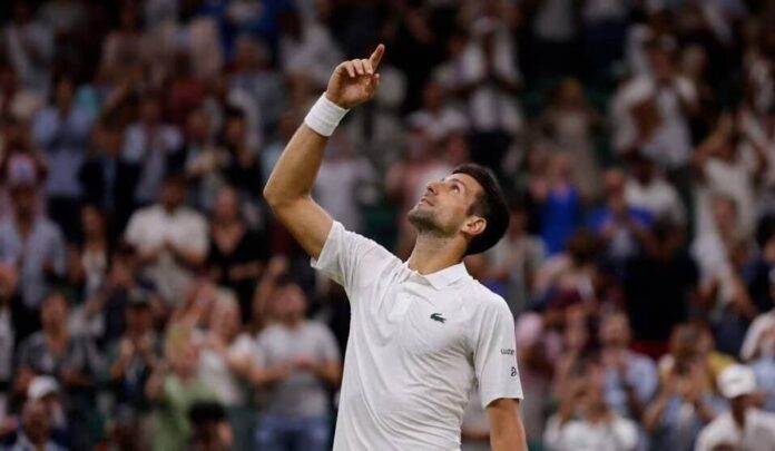 Wimbledon 2023 Novak Djokovic beats stan wawrinka by 6-3 6-1 7-6(5) in third round clash, enters final 16