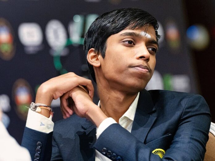 Chess World Cup today second game will decide world champion. R Praggnanandhaa holds Magnus Carlsen onto draw in first game