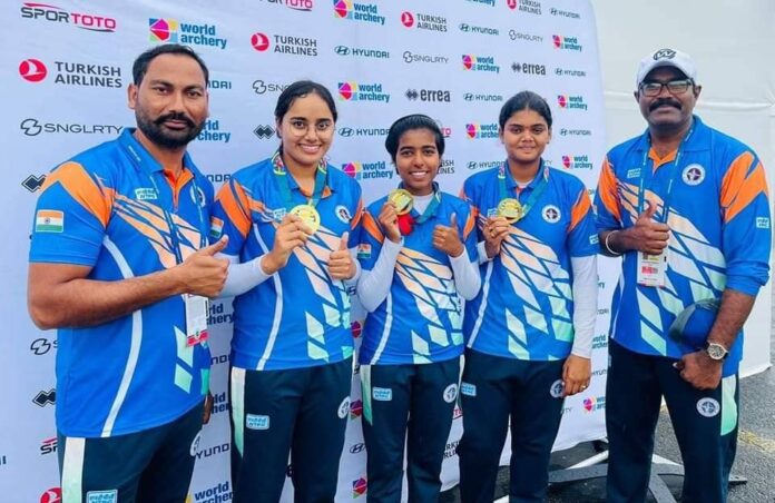 Archery World Cup 2023 stage 4, India ends with 5 medals with two gold, three bronze and one individual medal