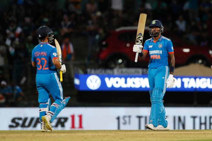 Asia Cup 2023 Hardik and Ishaan break 18-year-old record, century partnership for 5th wicket