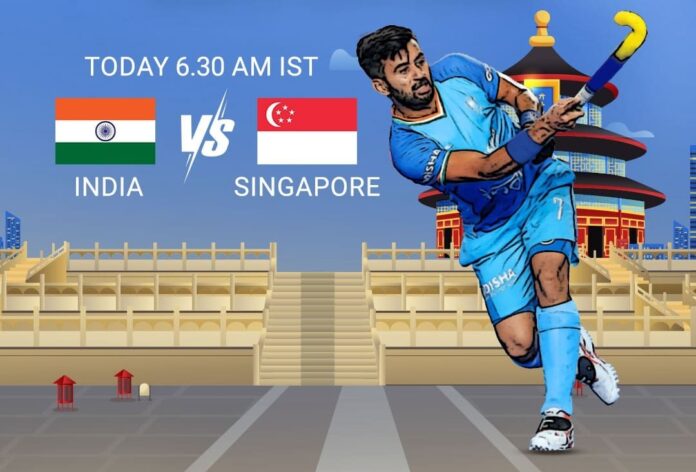 Asian Games 2023 Live Updates Day 3 IND vs SGP India beat Singapore in Hockey Live streaming Hockey India