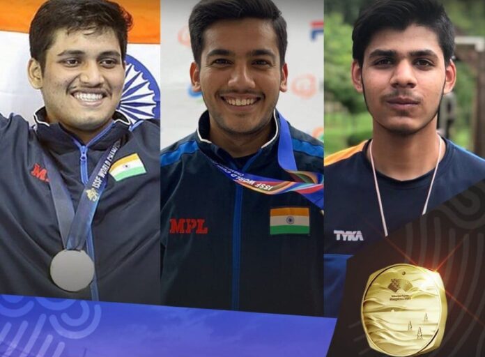 Asian Games 2023 Live Updates India wins first gold with world record in shooting men 10m air rifle team event