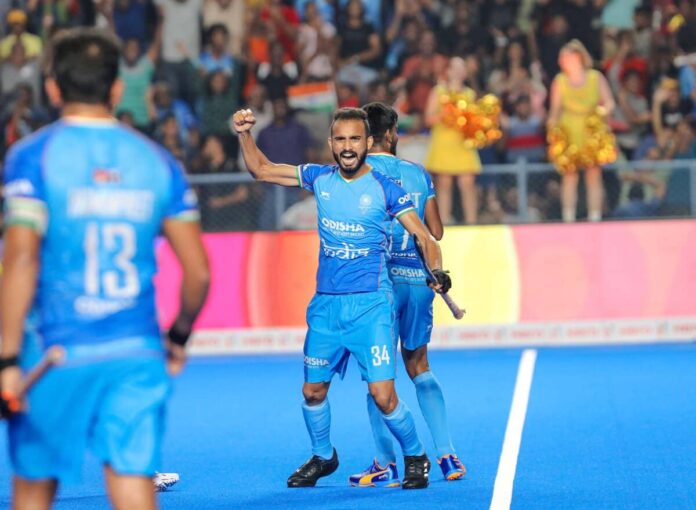 Asian Hockey 5s World Cup Qualifiers India mauled Japan 35-1 after beating Malaysia 7-5 to enter the semifinals