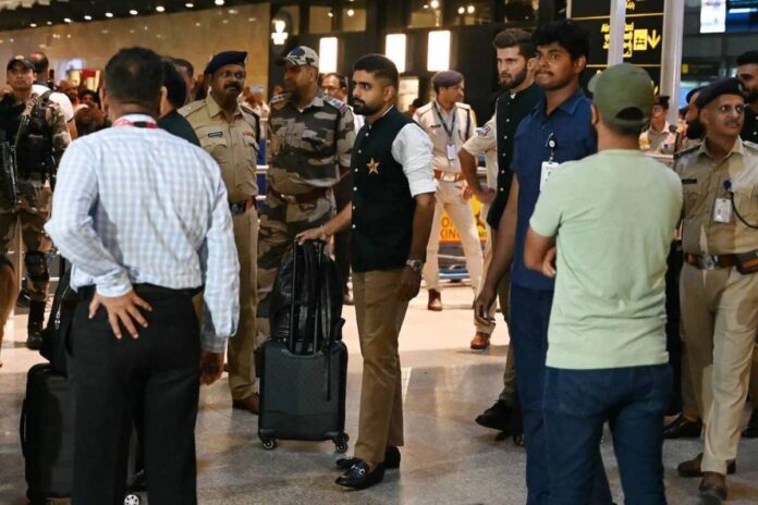 Pakistan cricket team arrived in india, scheduled to play first warm up match tomorrow against new zealand