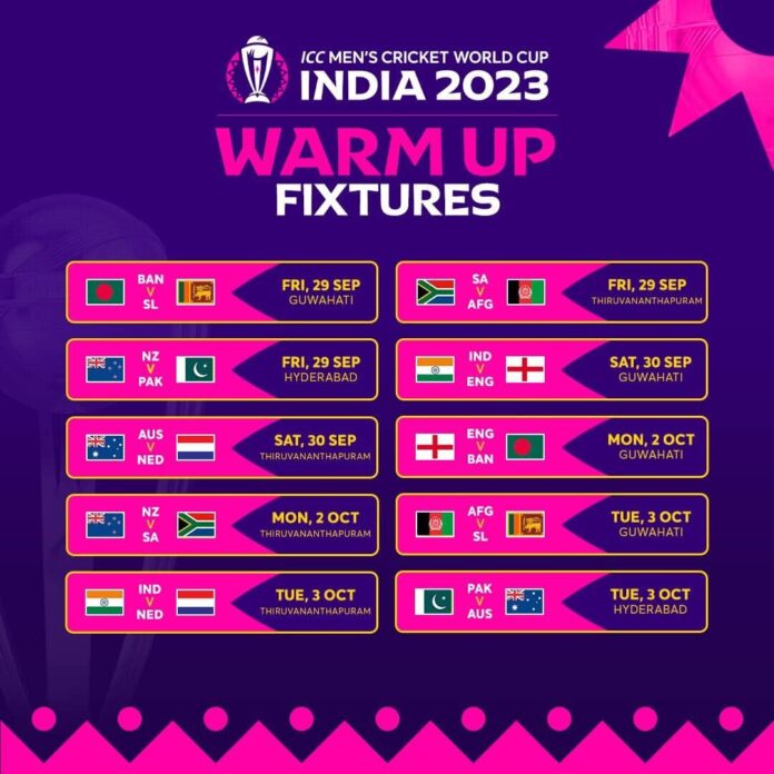 Cricket World Cup 2023 biggest carnival of international cricket will begin with warm up matches today, 6 teams will be in action