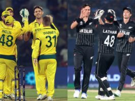 AUS vs NZ Live Cricket World Cup 2023 Match Australia beat New Zealand by 5 runs Australia vs New Zealand