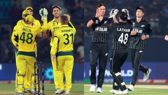 AUS vs NZ Live Cricket World Cup 2023 Match Australia beat New Zealand by 5 runs Australia vs New Zealand