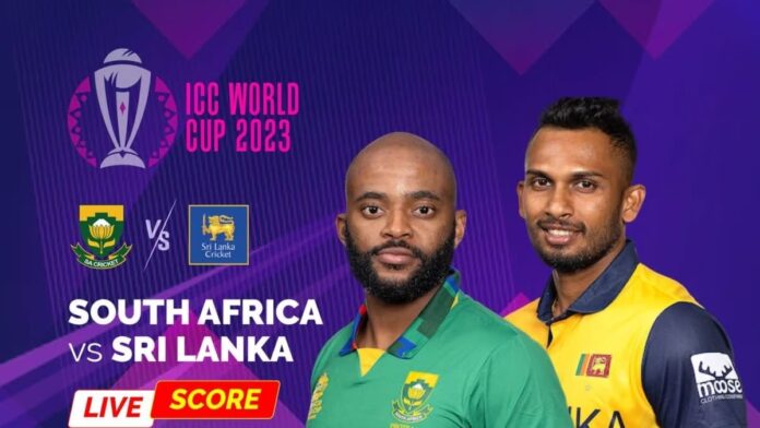 ICC World Cup 2023 Live Score South Africa beat Sri lanka, A vs SL latest update