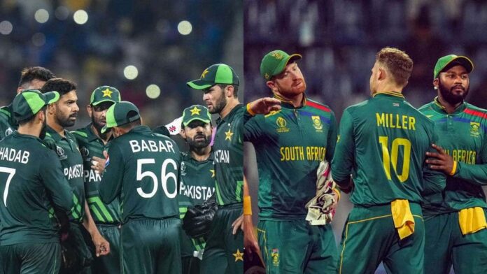 ICC cricket world cup 2023 Pakistan vs South Africa live South africa beat pakistan by 1 wickets PAK vs SA