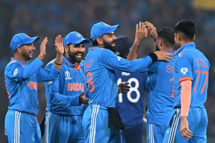 World Cup 2023 ind vs eng, points table scenario, team india grabs top spot, know positions of other teams