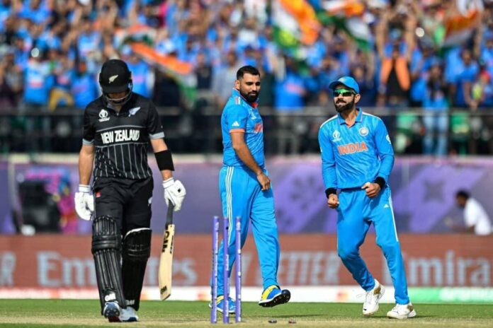 World Cup 2023 ind vs nz, consecutive 5th win, rohit Sharma, virat kohli and team india set many records