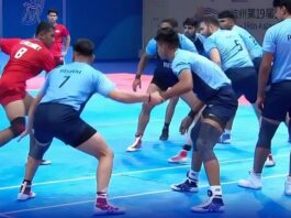 Asian Games 2023 Indian men's kabaddi team defeated Chinese Taipei in group fixture, now india vs Pakistan in semifinal