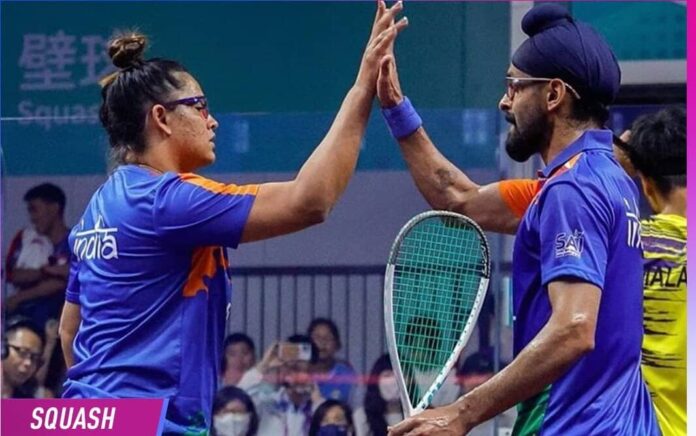 Asian Games 2023 20th gold medal for india, Dipika Pallikal and Harinder Pal Singh Sandhu win mixed doubles final