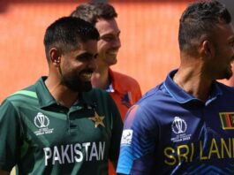 Icc world cup 2023 pak vs sl second match today, live updates and records, possible playing xi