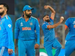 World Cup 2023 IND vs AUS 6 players from India in ICC Team of the Tournament Including Rohit Sharma, mohammed Shami