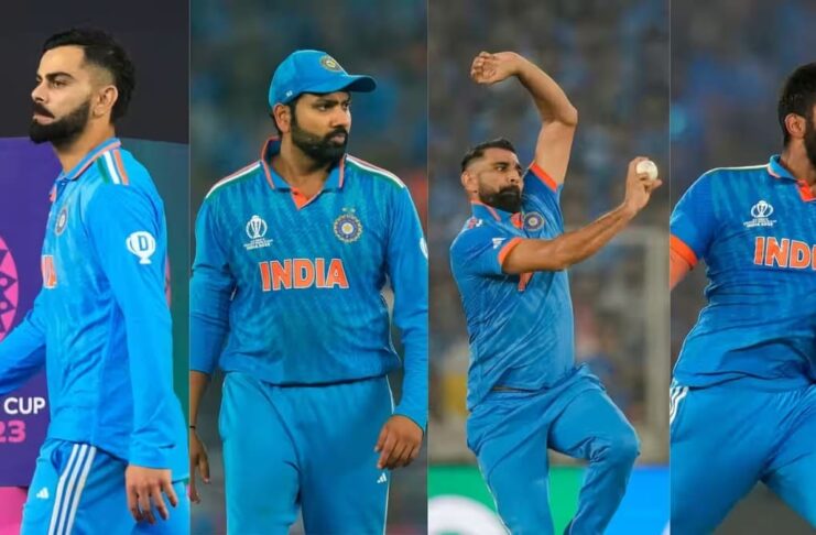 World Cup 2023 IND vs AUS 6 players from India in ICC Team of the Tournament Including Rohit Sharma, mohammed Shami