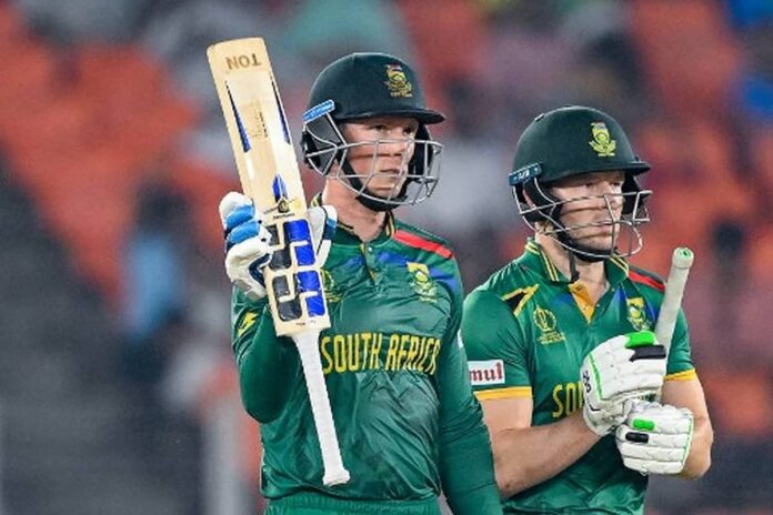 icc world cup 2023 south africa vs afghanistan rassie van der dussen