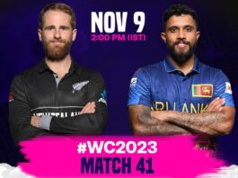 World Cup 2023 nz vs sl. Weather conditions, rain may spoil match today, chances of heavy showers, live updates